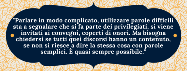 Tradurre e interpretare con parole semplici