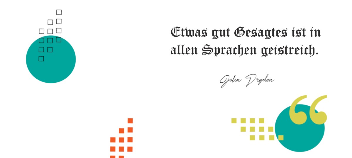 Frase Dryden tedesco Dolmetscher - opitrad